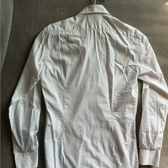 White patterned button down - Picture 2 of 5